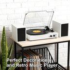 TE-003 Turntable System with External Speakers Bluetooth and USB Recording