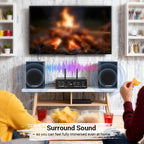 Victress AH001 450W Hi-Fi Bluetooth Amplifier with Wireless Microphones