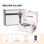 CD-001 All-in-One CD Player 360° Hi-Fi Surround Sound and Remote