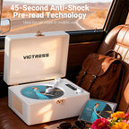 CD-001 All-in-One CD Player 360° Hi-Fi Surround Sound and Remote