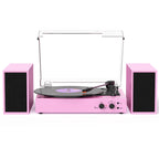 TE-003 Turntable System with External Speakers Bluetooth and USB Recording