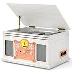 TE-007R All-in-One Record Player with Cassette Deck and USB Recording