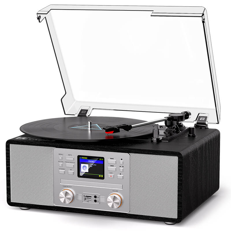 TE-108S All-in-One Stereo System CD Bluetooth and Vinyl