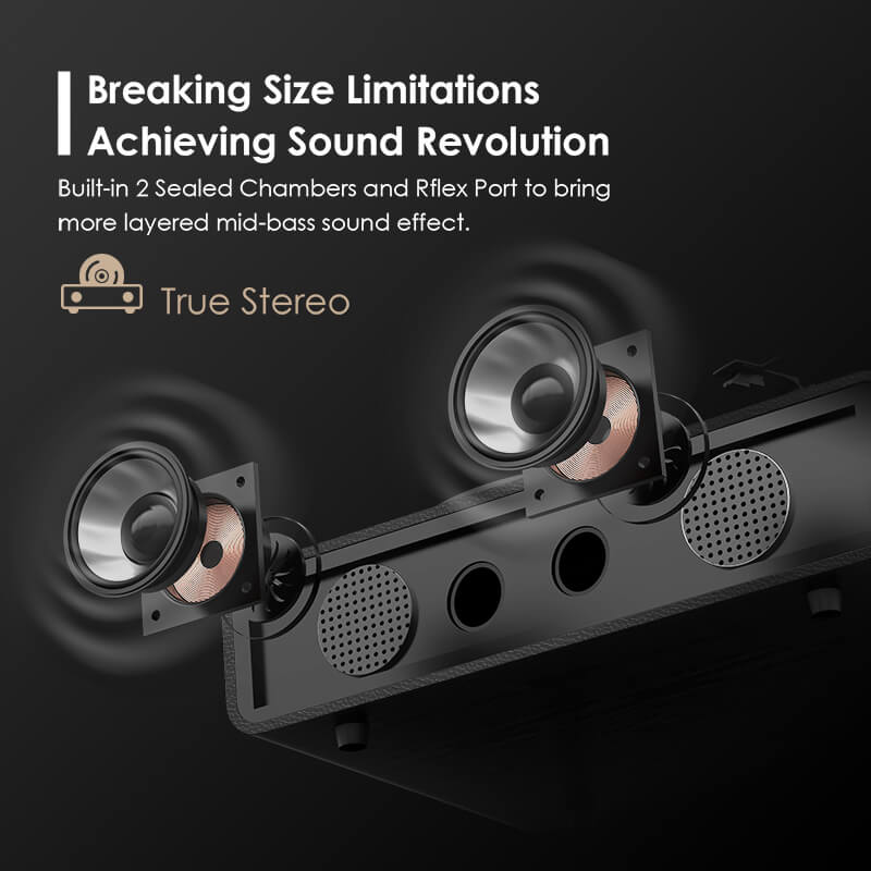 TE-2018 Black Leather Bluetooth Record Player with Auto-Stop and RCA Output