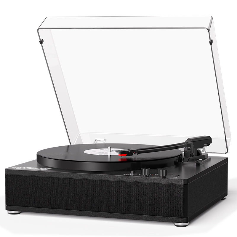 TE-3008 Full-Size Turntable with Adjustable Counterweight and Bluetooth Output