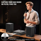 Victress AH001 450W Hi-Fi Bluetooth Amplifier with Wireless Microphones